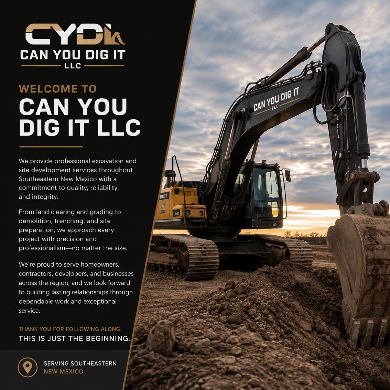 Can You Dig It excavation services