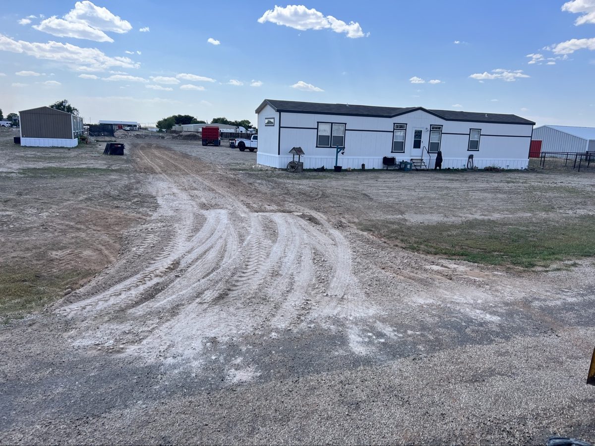 Graded site prepared for next phase